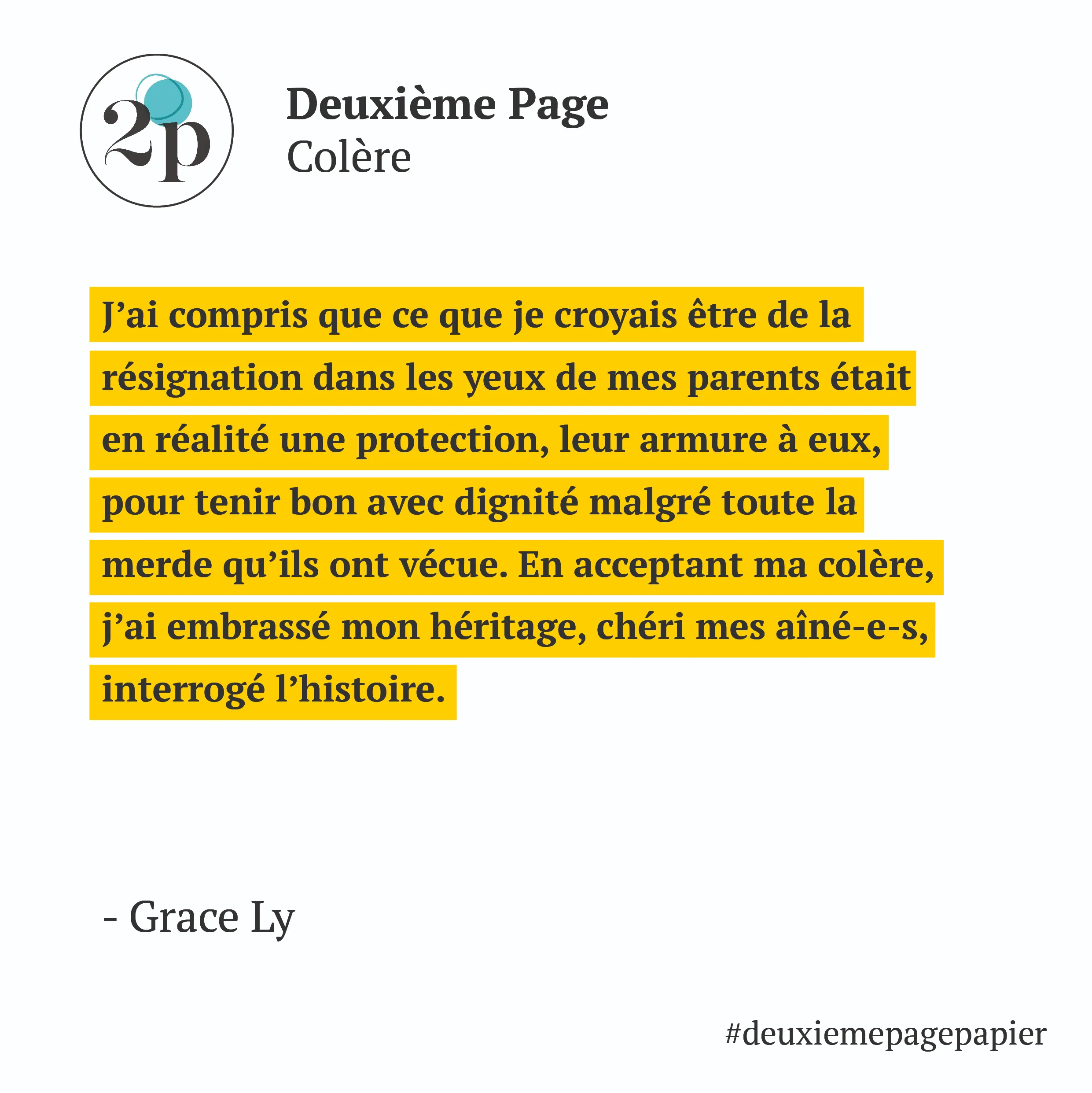 Deuxième Page — Citations 4