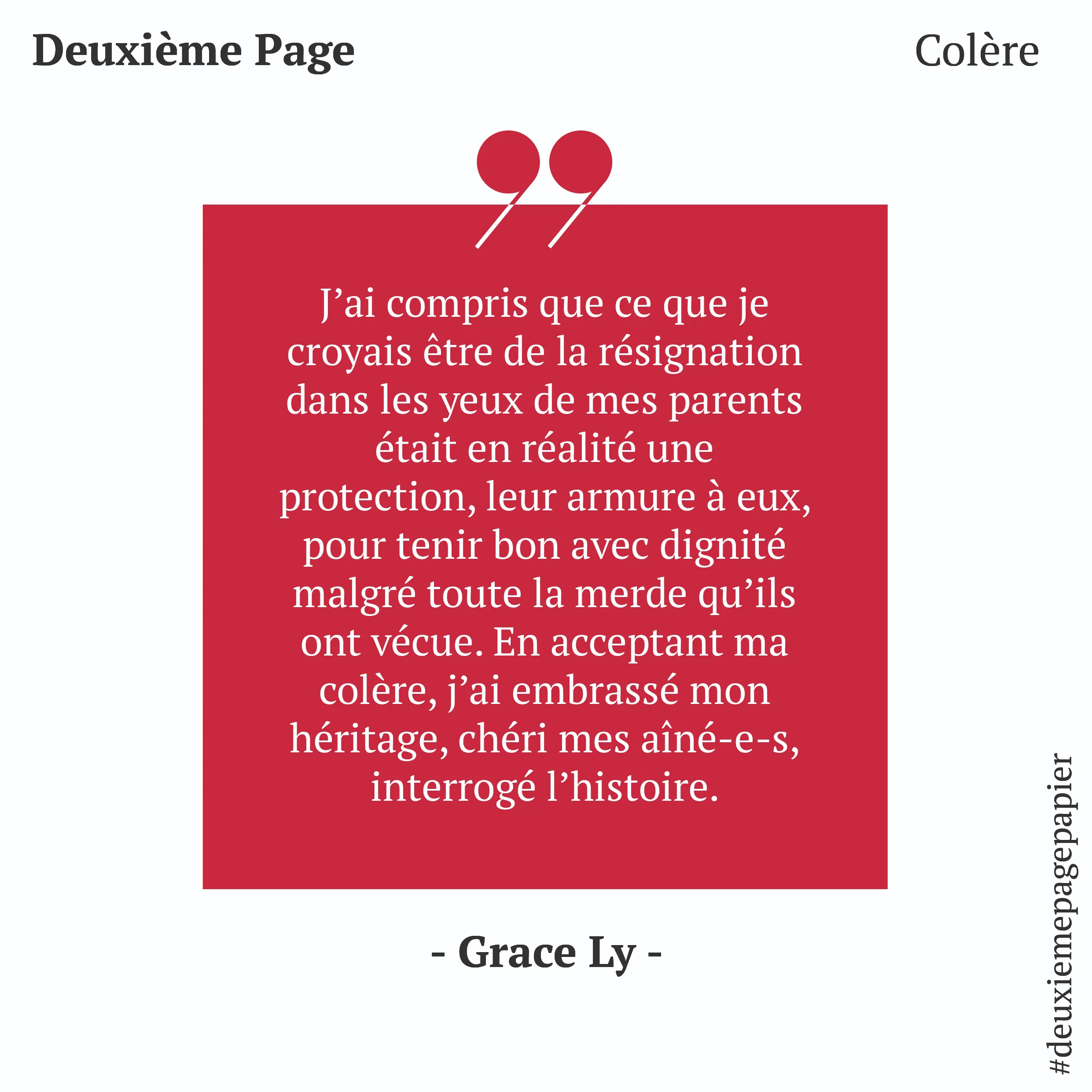 Deuxième Page — Citations 5